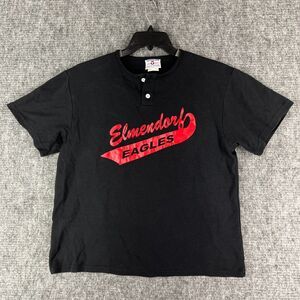 Teamwork Shirt Mens Medium Softball Baseball Eagles Jersey VTG‎ 1990 Henley